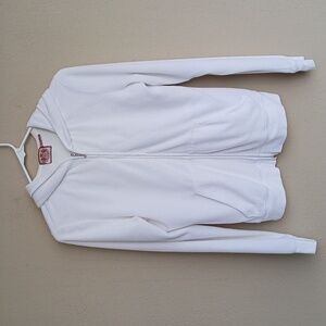 Y2K Vintage Juicy Couture tracksuit hoodie made in USA White Size XL